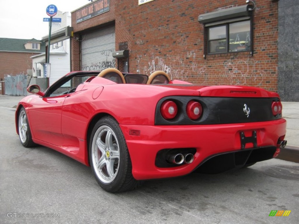 2003 360 Spider F1 - Red / Tan photo #34