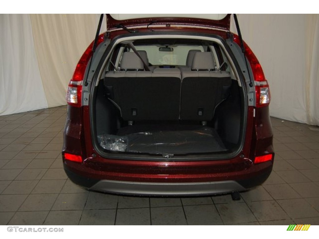 2015 CR-V LX - Basque Red Pearl II / Gray photo #22