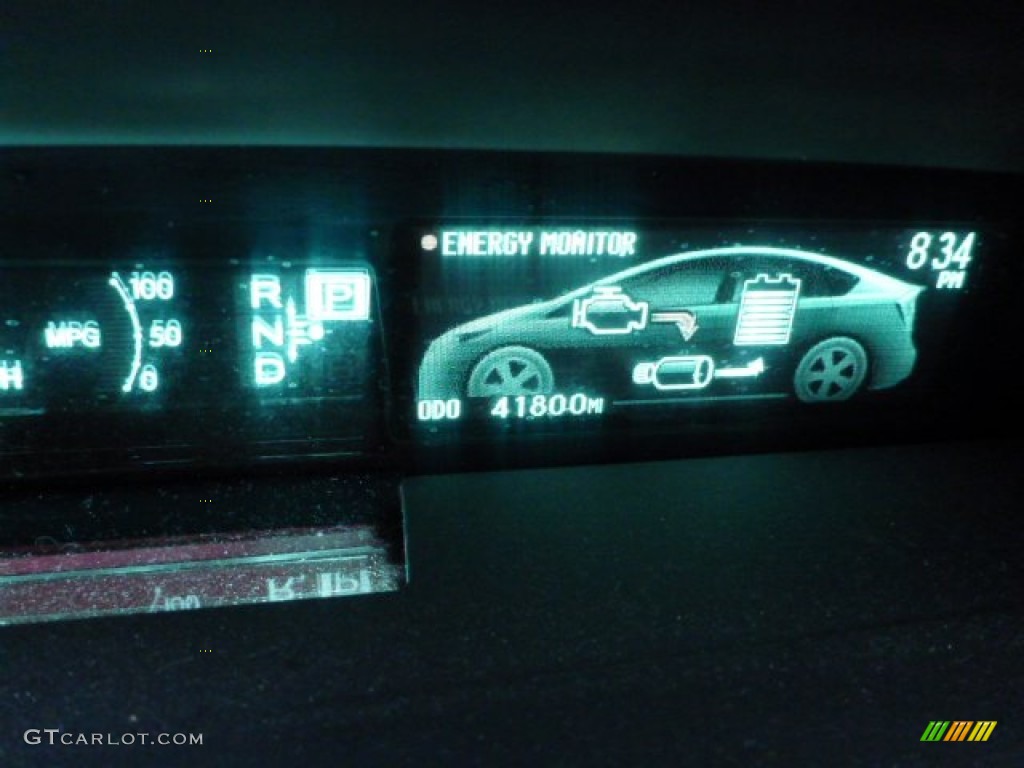 2012 Prius 3rd Gen Three Hybrid - Nautical Blue Metallic / Bisque photo #4