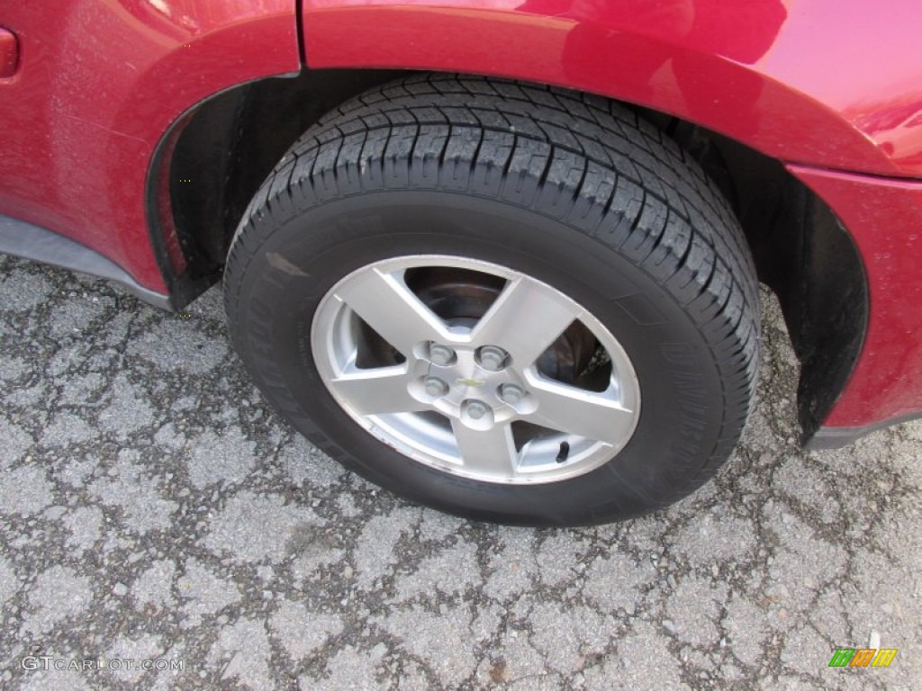 2005 Equinox LT AWD - Salsa Red Metallic / Light Gray photo #2