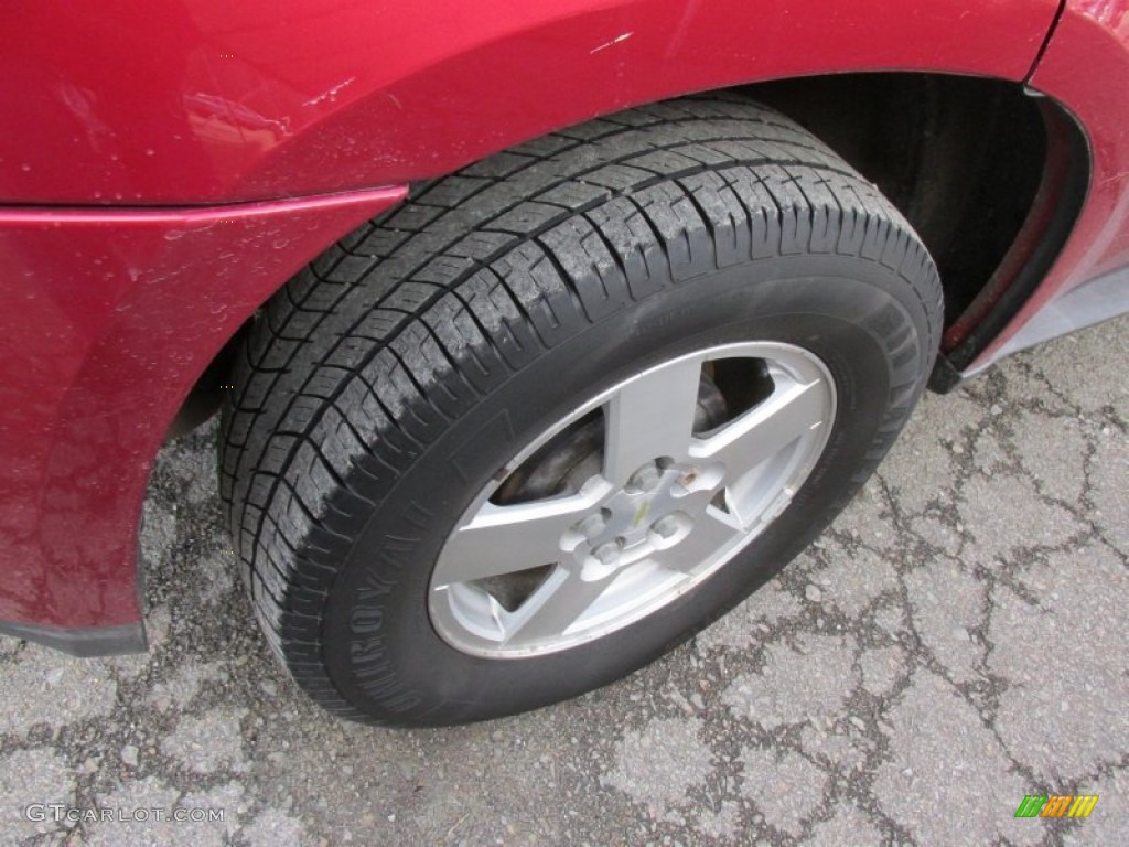 2005 Equinox LT AWD - Salsa Red Metallic / Light Gray photo #8