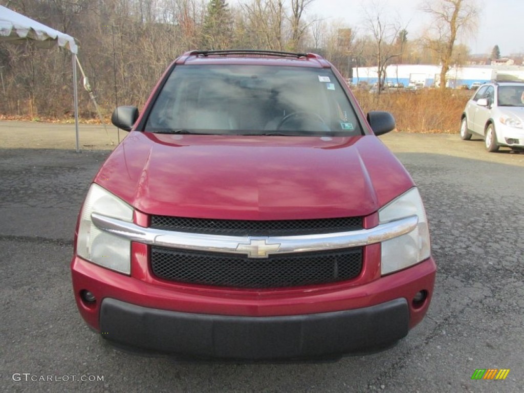 2005 Equinox LT AWD - Salsa Red Metallic / Light Gray photo #12