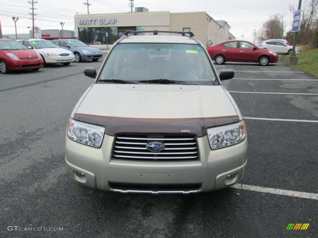2006 Forester 2.5 X - Champagne Gold Opal / Desert Beige photo #3