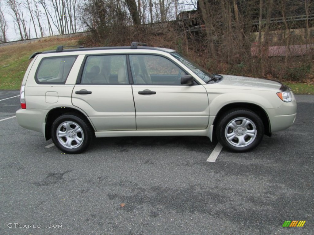 2006 Forester 2.5 X - Champagne Gold Opal / Desert Beige photo #5