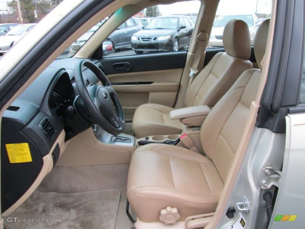 Desert Beige Interior 2006 Subaru Forester 2.5 X Photo #99880296