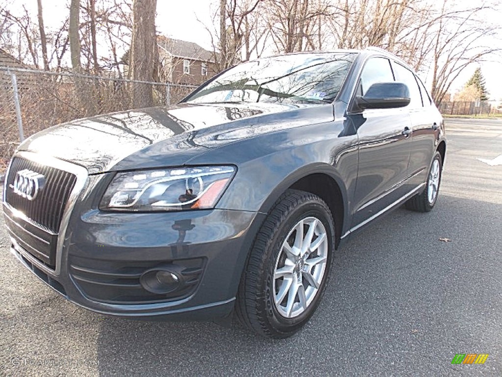 2009 Q5 3.2 Premium quattro - Meteor Gray Pearl Effect / Light Gray photo #1