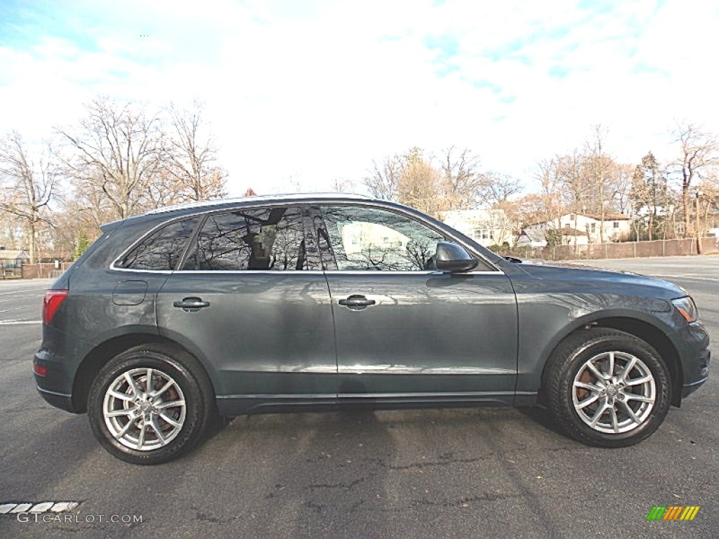 2009 Q5 3.2 Premium quattro - Meteor Gray Pearl Effect / Light Gray photo #7