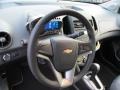 Jet Black/Dark Titanium 2015 Chevrolet Sonic LS Sedan Steering Wheel