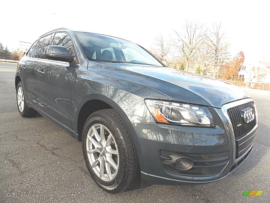 2009 Q5 3.2 Premium quattro - Meteor Gray Pearl Effect / Light Gray photo #8