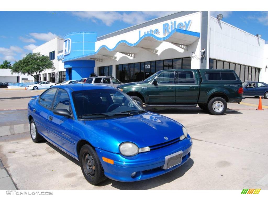 1998 Neon Highline Sedan - Intense Blue Pearl / Agate photo #1