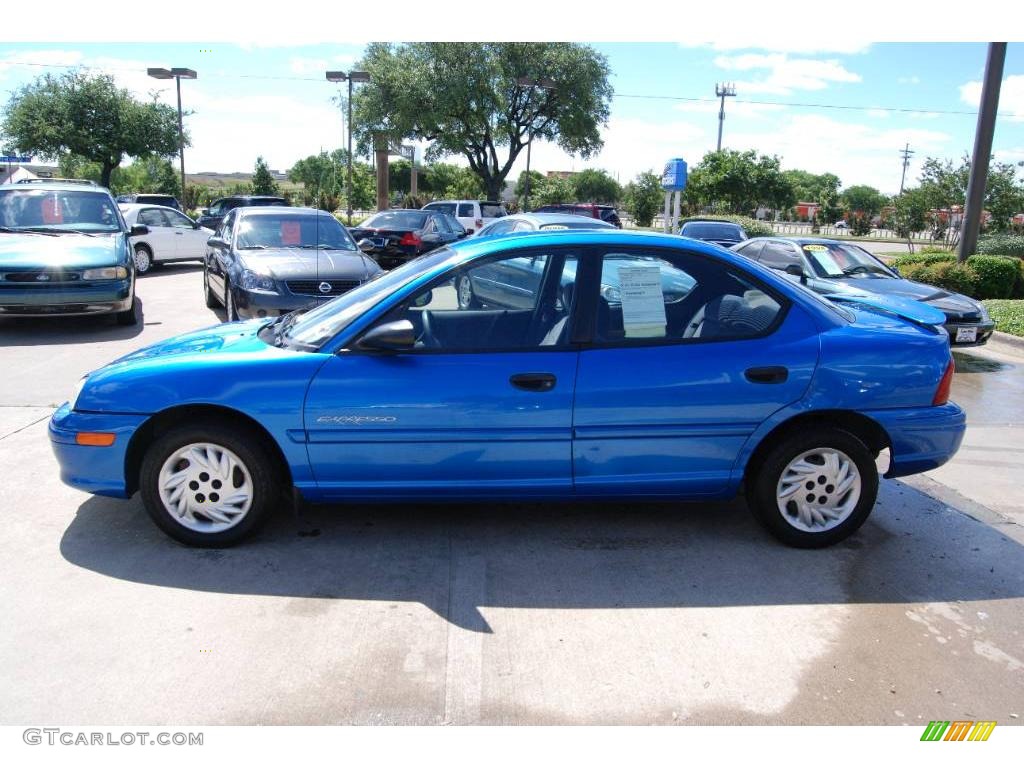1998 Neon Highline Sedan - Intense Blue Pearl / Agate photo #4