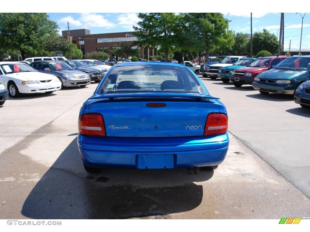 1998 Neon Highline Sedan - Intense Blue Pearl / Agate photo #6