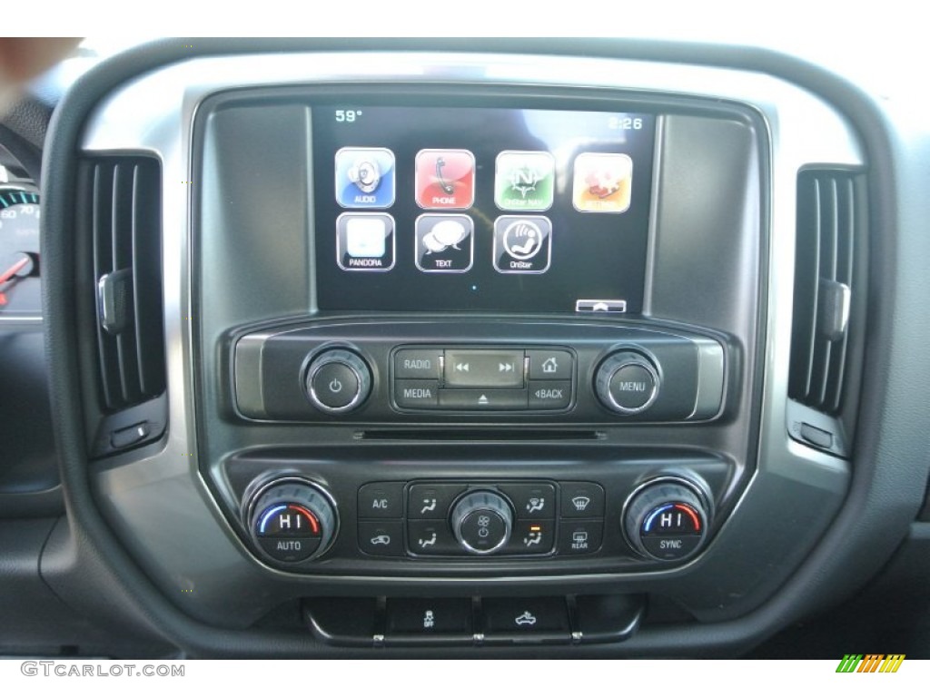 2015 Silverado 1500 LT Double Cab - Deep Ocean Blue Metallic / Jet Black photo #10