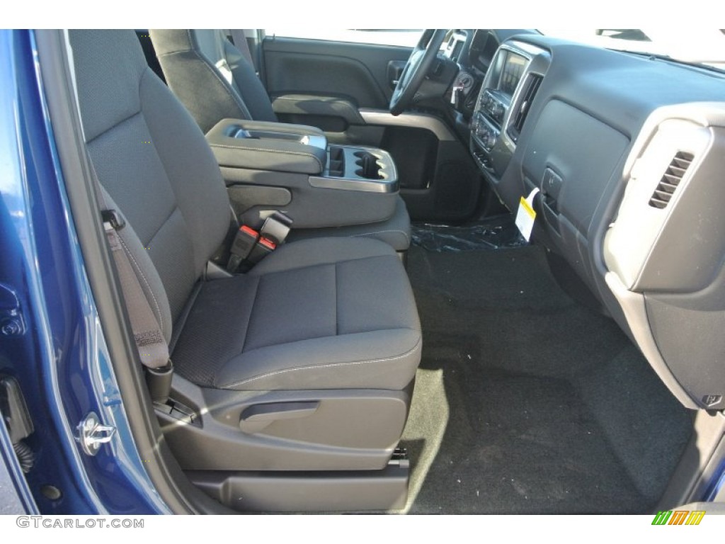 2015 Silverado 1500 LT Double Cab - Deep Ocean Blue Metallic / Jet Black photo #16