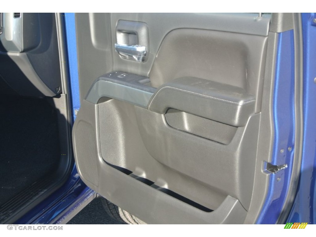 2015 Silverado 1500 LT Double Cab - Deep Ocean Blue Metallic / Jet Black photo #17