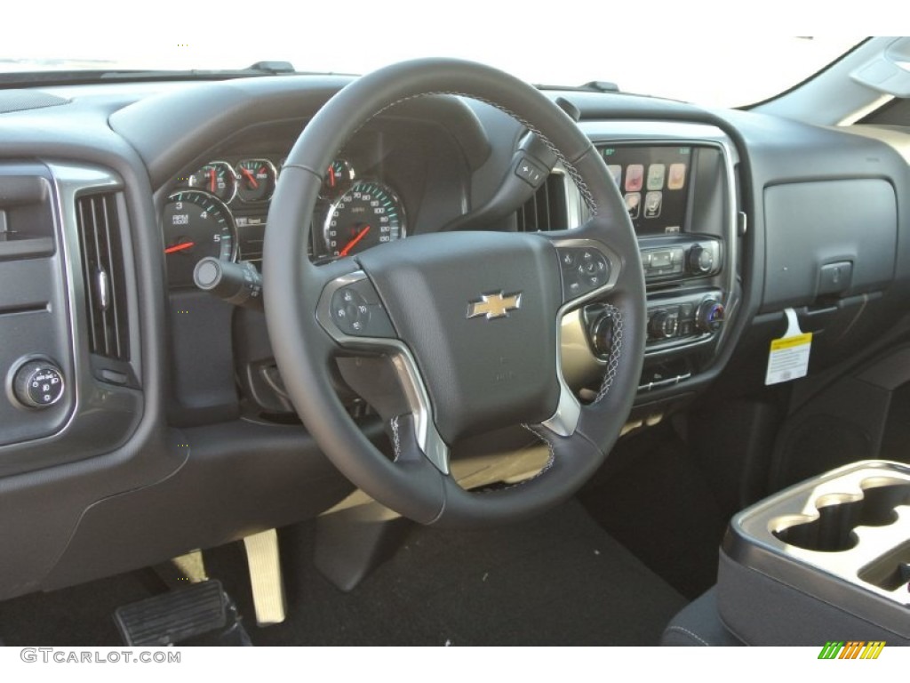 2015 Silverado 1500 LT Double Cab - Deep Ocean Blue Metallic / Jet Black photo #20