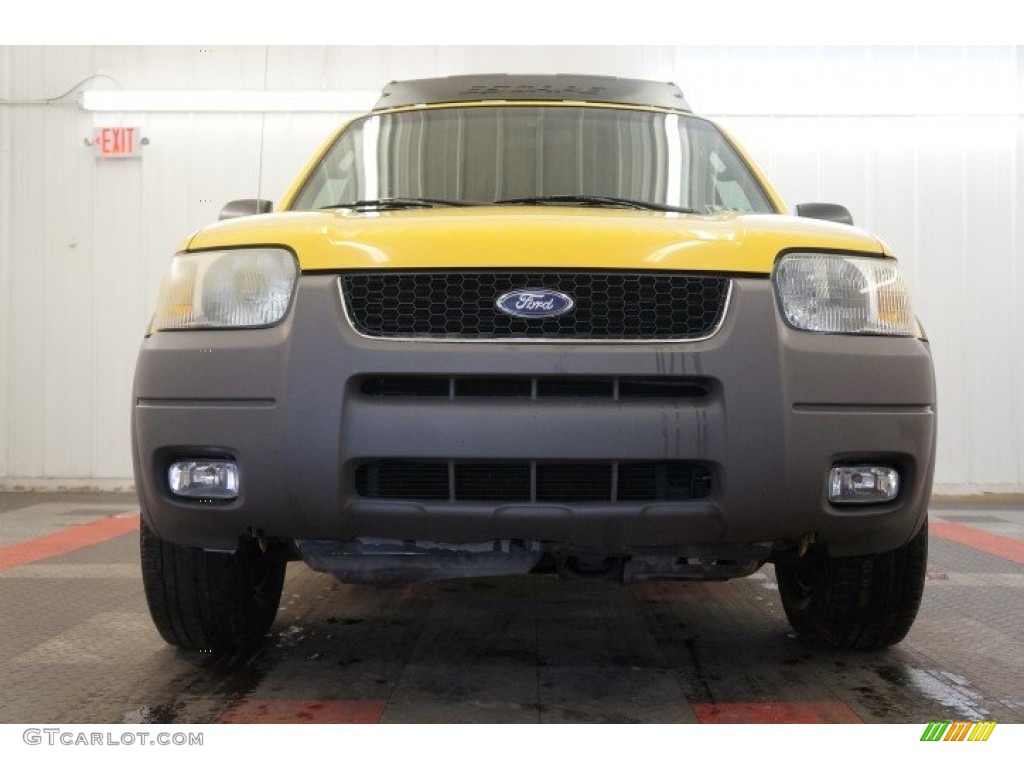 2002 Escape XLT V6 4WD - Chrome Yellow / Medium Graphite photo #4