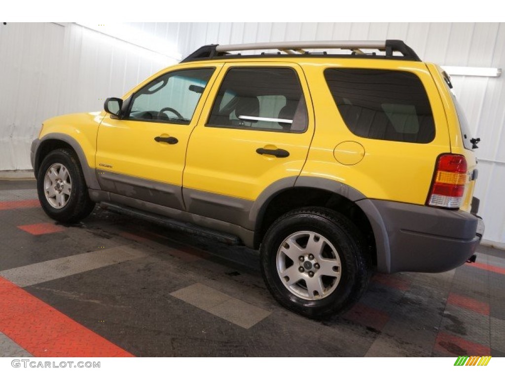 2002 Escape XLT V6 4WD - Chrome Yellow / Medium Graphite photo #11