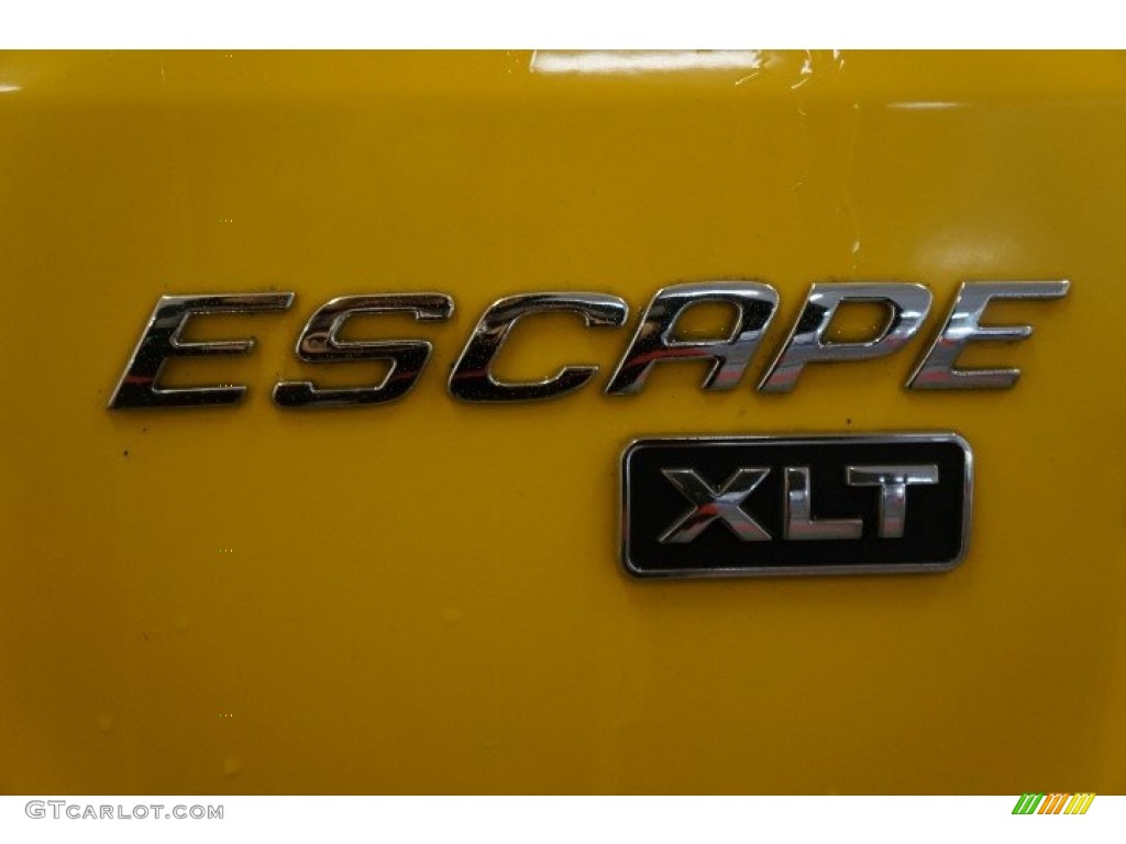 2002 Escape XLT V6 4WD - Chrome Yellow / Medium Graphite photo #65