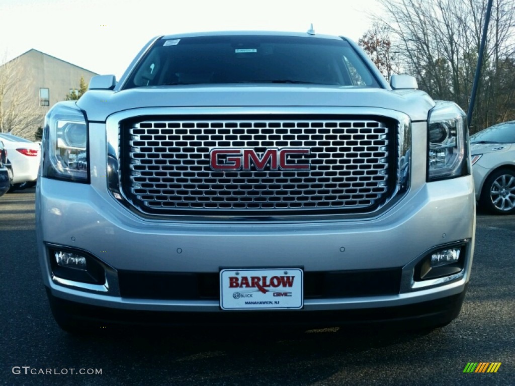 2015 Yukon Denali 4WD - Champagne Silver Metallic / Jet Black photo #2