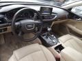 Velvet Beige 2012 Audi A7 3.0T quattro Prestige Interior Color