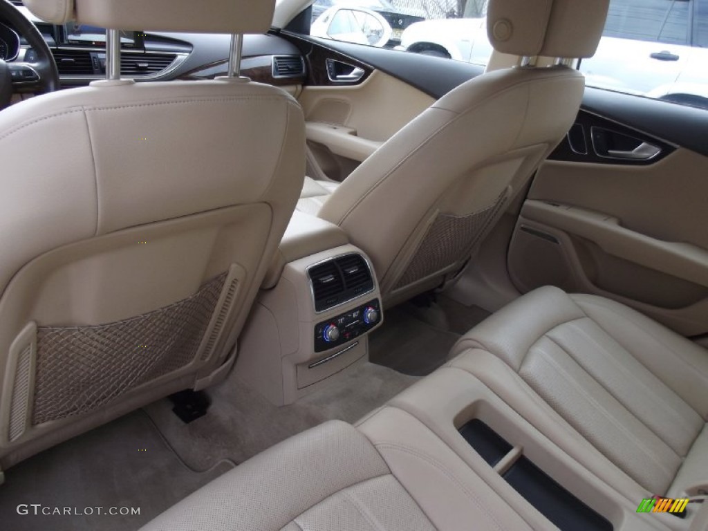 2012 Audi A7 3.0T quattro Prestige Rear Seat Photo #99889533