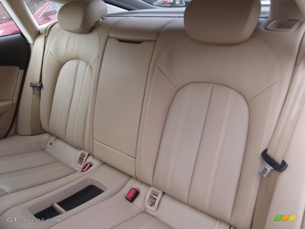 2012 Audi A7 3.0T quattro Prestige Rear Seat Photo #99889548