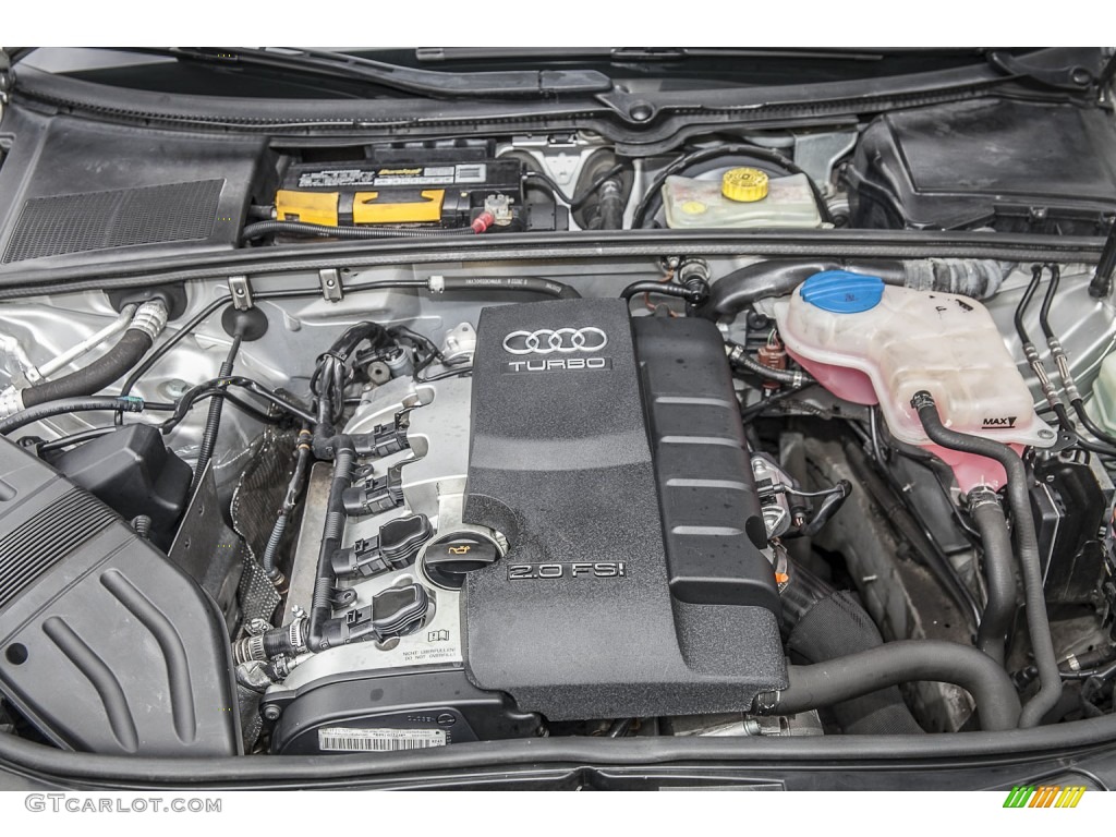 2006 Audi A4 2.0T quattro Sedan 2.0 Liter FSI Turbocharged DOHC 16-Valve VVT 4 Cylinder Engine Photo #99889680