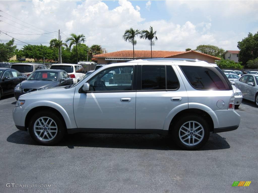 2009 9-7X 4.2i AWD - Diamond Silver Metallic / Carbon Black photo #2