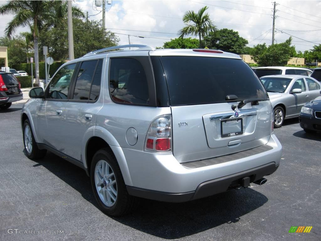 2009 9-7X 4.2i AWD - Diamond Silver Metallic / Carbon Black photo #3