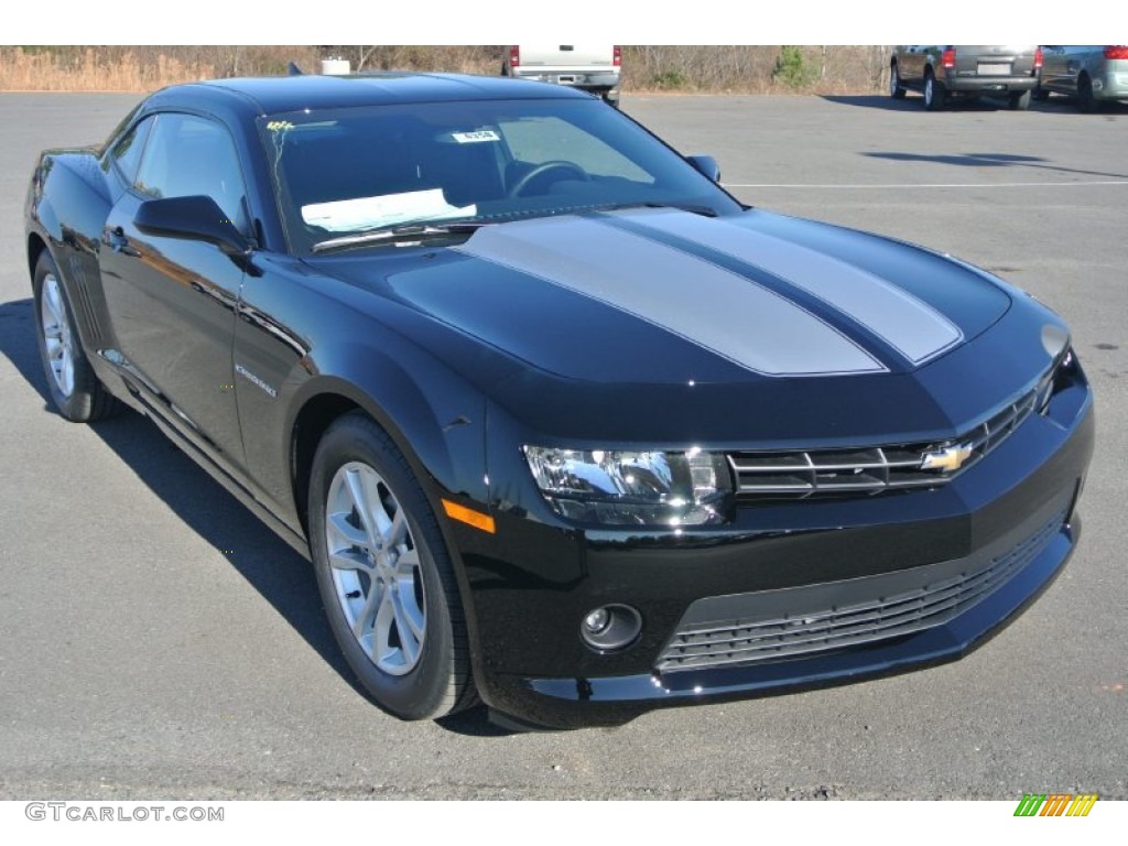 2015 Camaro LT Coupe - Black / Black photo #1