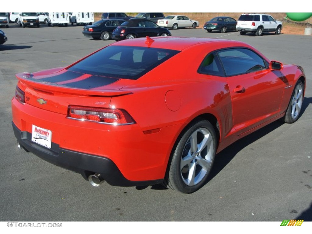 2015 Camaro SS Coupe - Red Hot / Black photo #5