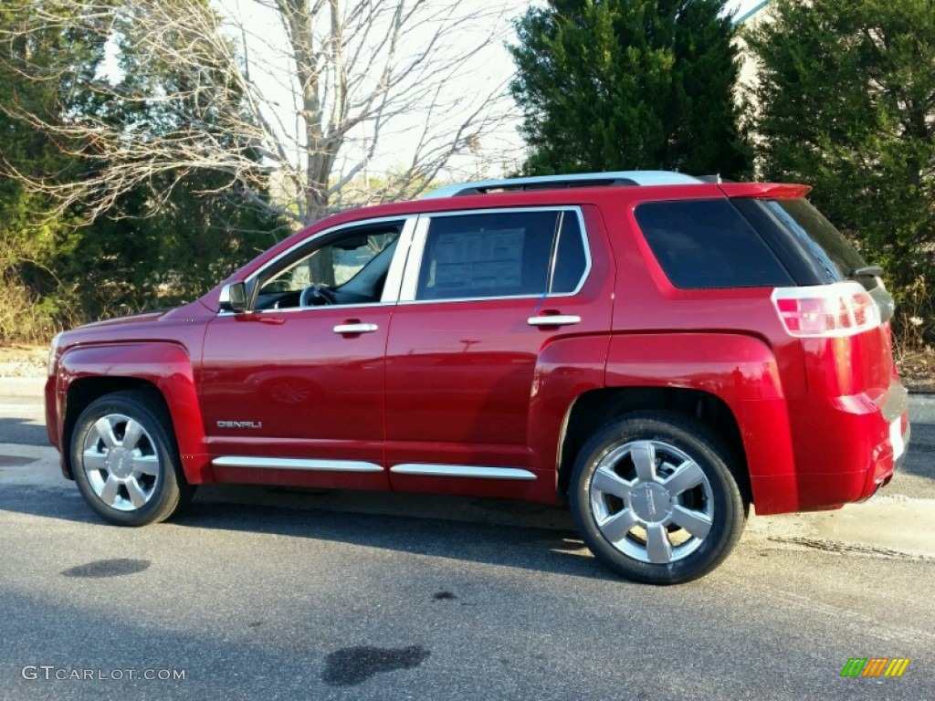 Crystal Red Tintcoat 2015 GMC Terrain Denali AWD Exterior Photo #99892894