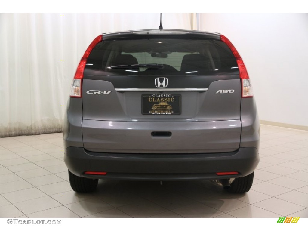 2012 CR-V EX 4WD - Polished Metal Metallic / Gray photo #23