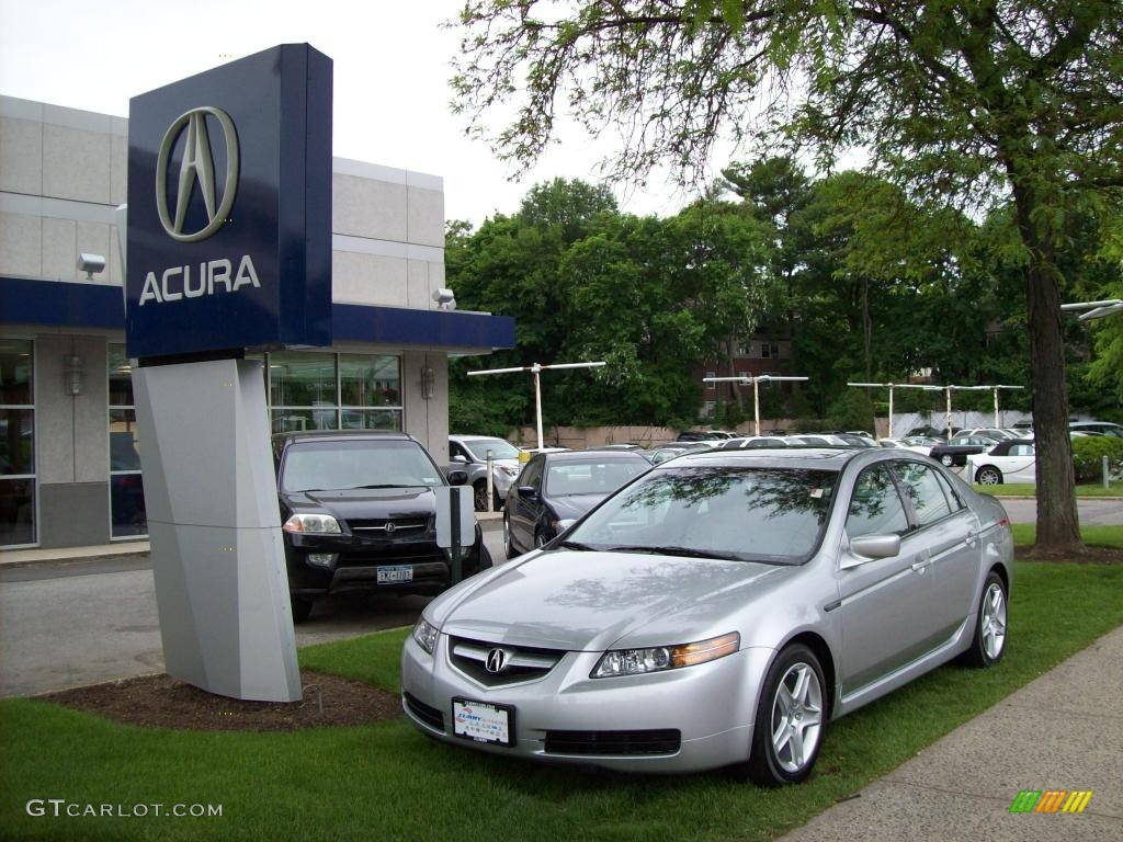 Alabaster Silver Metallic Acura TL