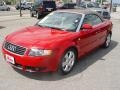 2006 Brilliant Red Audi A4 1.8T Cabriolet  photo #2