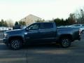 2015 Cyber Gray Metallic GMC Canyon SLE Crew Cab 4x4  photo #3