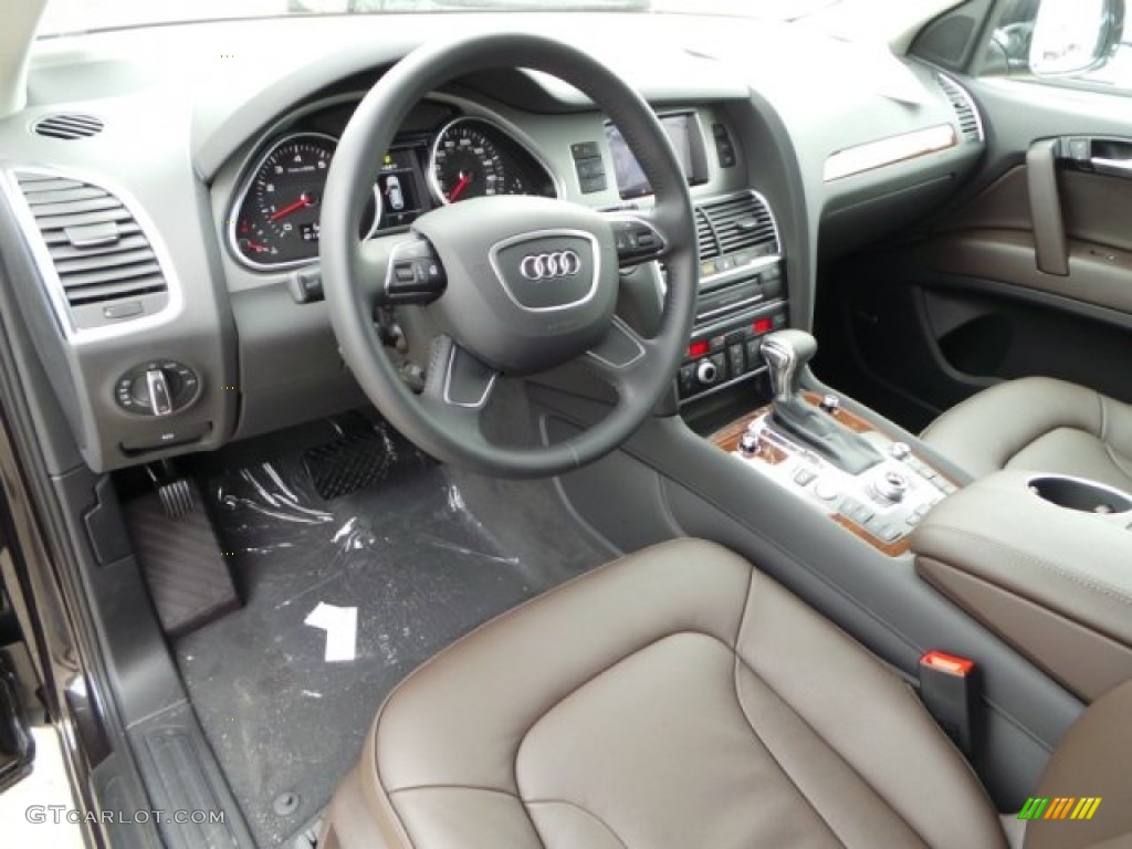 Espresso Interior 2015 Audi Q7 3.0 Premium Plus quattro Photo #99897033