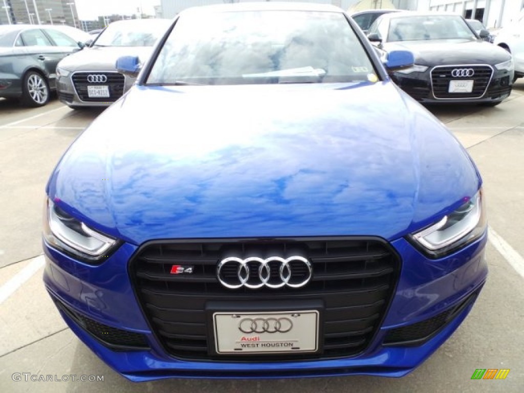 2015 S4 Premium Plus 3.0 TFSI quattro - Sepang Blue Metallic / Black/Lunar Silver photo #2