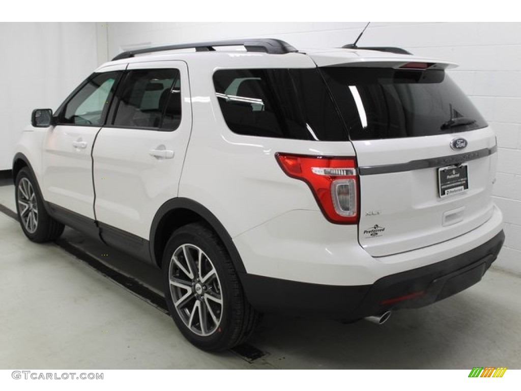 2015 Explorer XLT 4WD - White Platinum / Charcoal Black photo #4