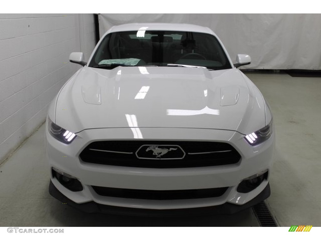 2015 Mustang GT Premium Coupe - Oxford White / Ebony photo #3