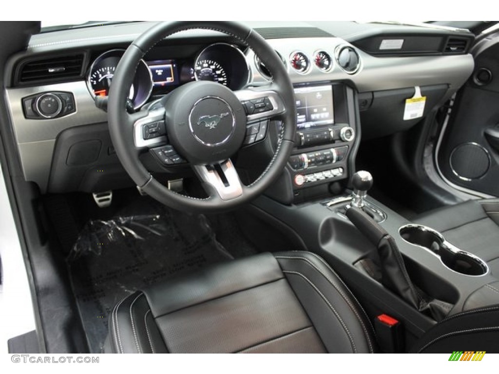 2015 Mustang GT Premium Coupe - Oxford White / Ebony photo #8