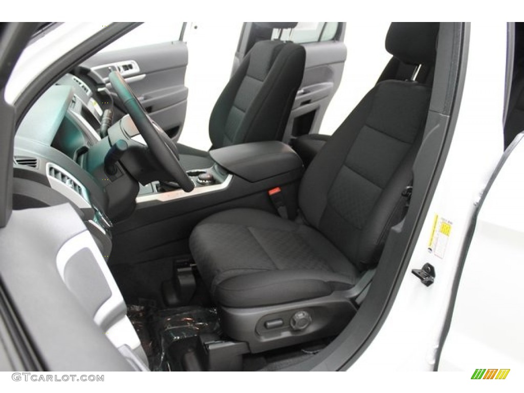2015 Explorer XLT 4WD - Oxford White / Charcoal Black photo #7
