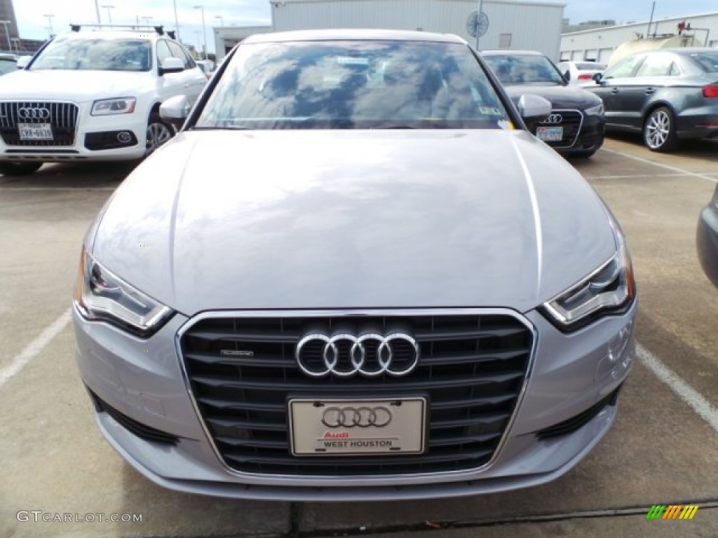 2015 A3 2.0 Premium Plus quattro - Lotus Gray Metallic / Black photo #2