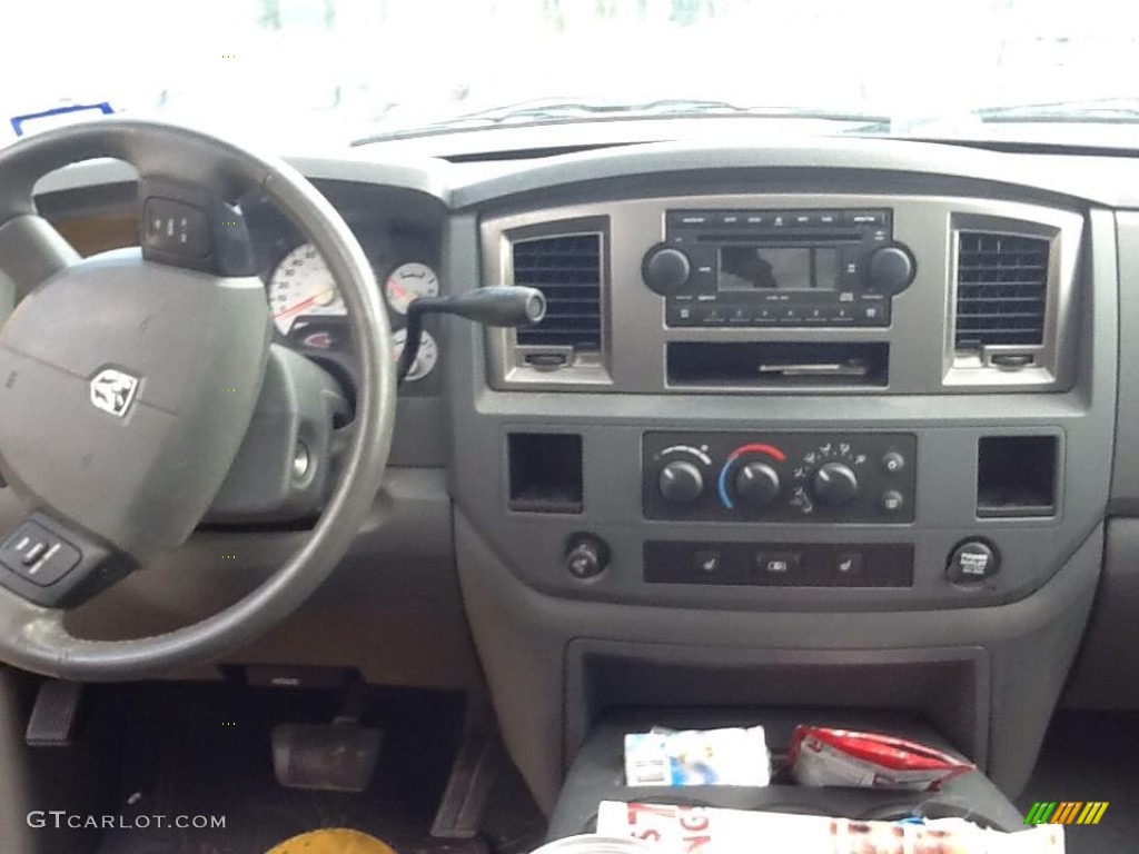 2007 Ram 1500 Sport Quad Cab - Detonator Yellow / Medium Slate Gray photo #7