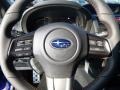 2015 Subaru WRX Carbon Black Interior Steering Wheel Photo