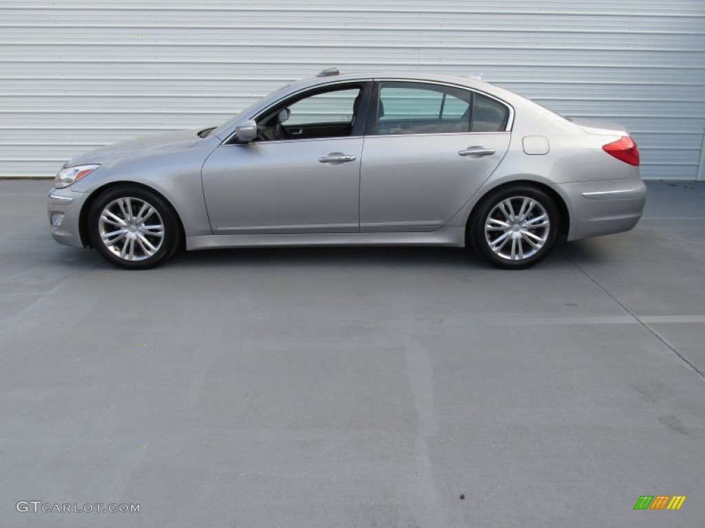 Titanium Gray Metallic 2013 Hyundai Genesis 3.8 Sedan Exterior Photo #99904066