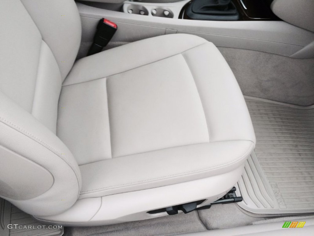 2009 1 Series 128i Coupe - Alpine White / Taupe photo #8