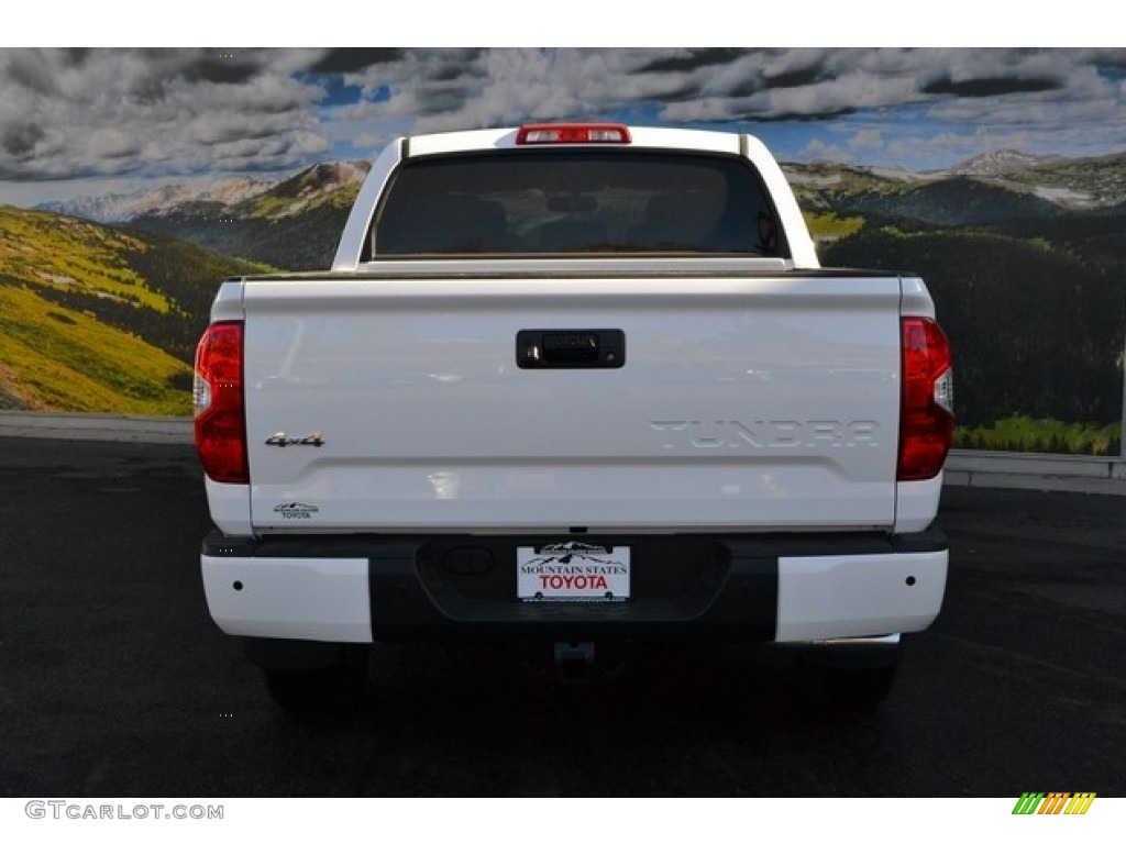 2015 Tundra 1794 Edition CrewMax 4x4 - Super White / 1794 Edition Premium Brown Leather photo #4