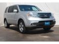 2015 Alabaster Silver Metallic Honda Pilot EX-L  photo #1